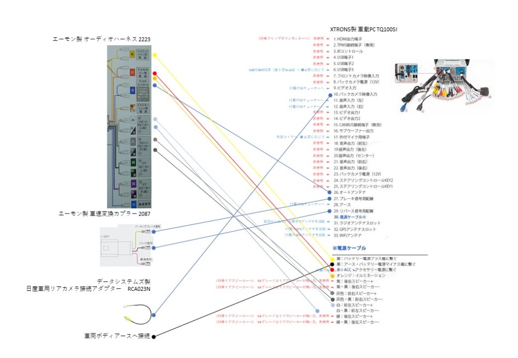 Nv350 Vx 釣り車カスタム記録 Xtrons Tq100si Androidナビ 地デジチューナー の取り付け Fishing Hours